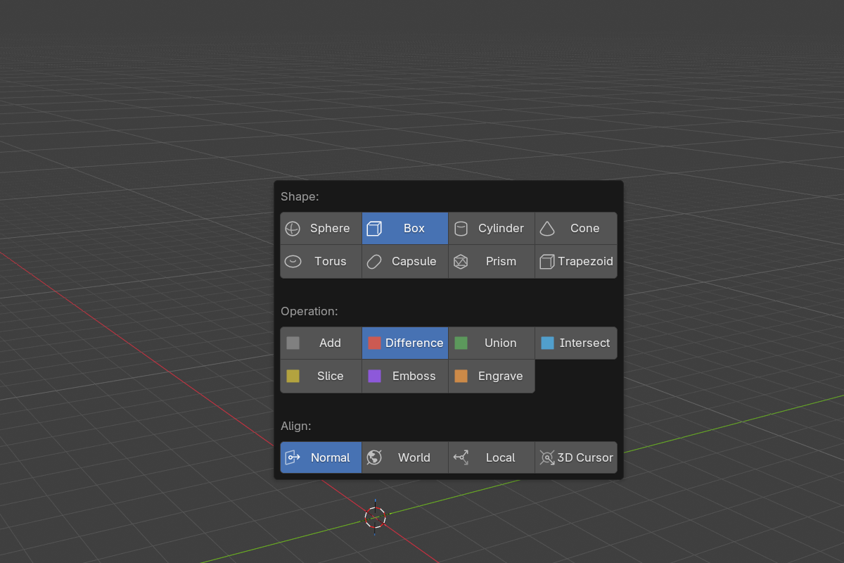 D-menu picker