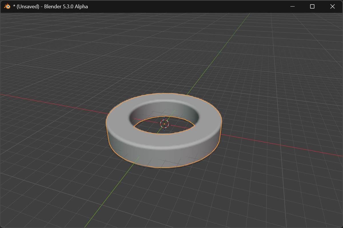 a profile revolved into a ring